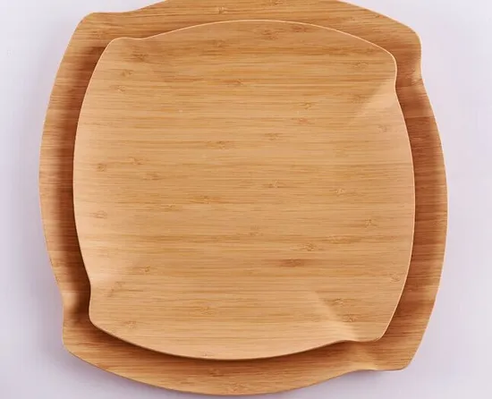 Bamboo Serving, Bamboo Serving Tray, Fruit Platter, Tea Tray, Food Tray, Cookie Platter, Round Wooden Tray, Wood Serving Traytray for Food and Drink