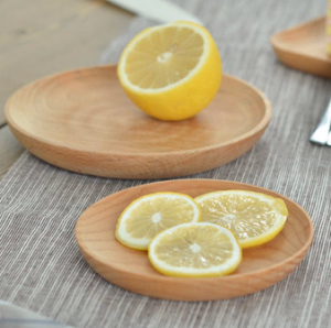 Bamboo Serving, Bamboo Serving Tray, Fruit Platter, Tea Tray, Food Tray, Cookie Platter, Round Wooden Tray, Wood Serving Traytray for Food and Drink