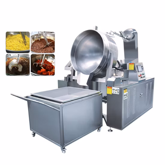 TCA CE 인증 고품질 과일 설탕에 절인 과일 가공 가열 행성 교반 Wok 가공